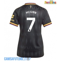 Camisa de time de futebol Aston Villa John McGinn #7 Replicas 2º Equipamento Feminina 2026-27 Manga Curta
